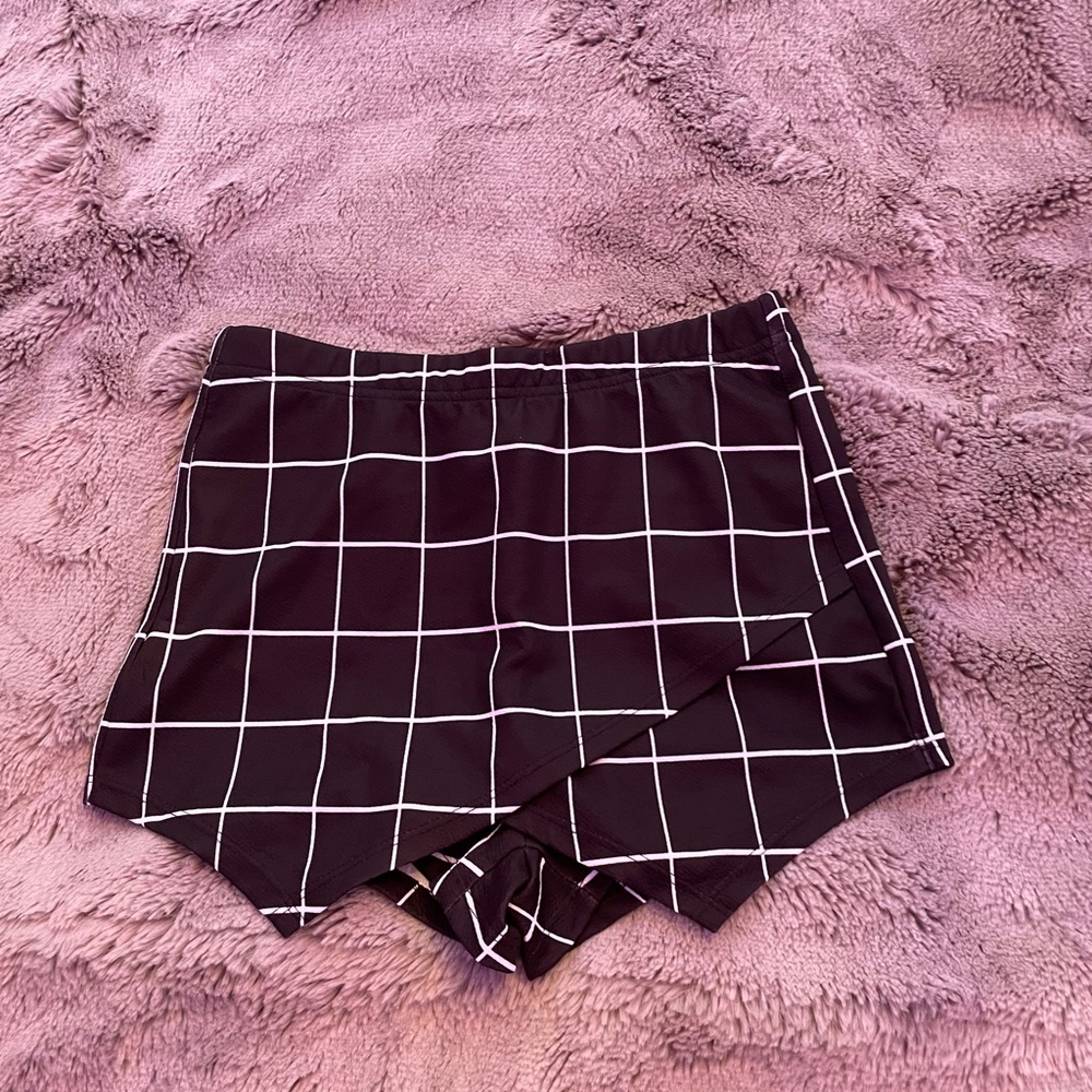 Shein checkered skort